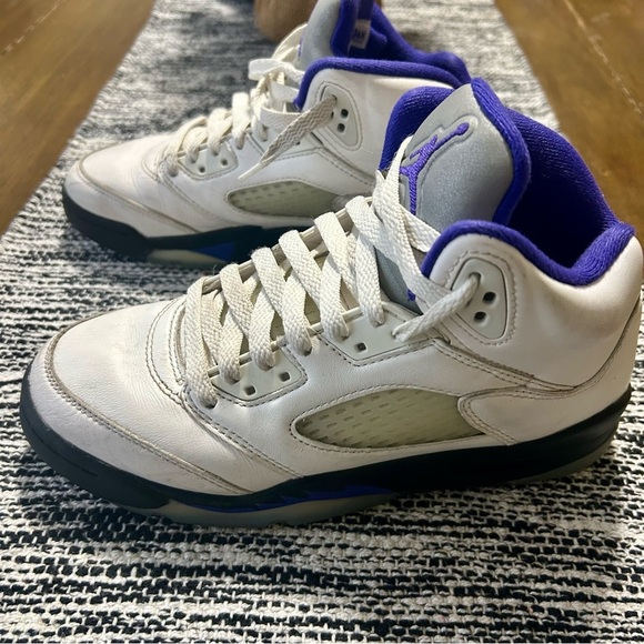 Jordan Other - Jordan 5 dark concord purple/white Grade School size 5Y no box